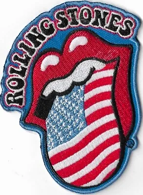 Buy ROLLING STONES : US Tounge #b : Woven IRON-ON PATCH Official Licensed Merch • 3.86£