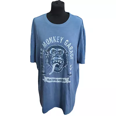 Buy Gas Monkey Garage Mens Blue T-Shirt Extra Large • 12£