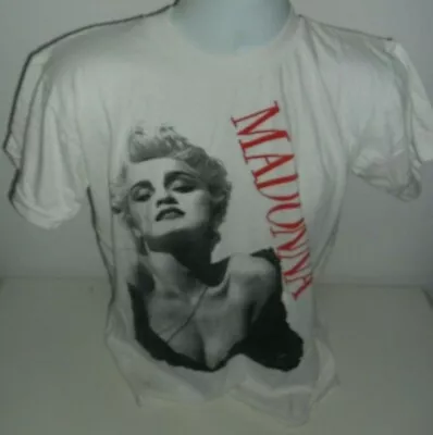 Buy 1987 Original Vintage MADONNA T SHIRT Who's That Girl World Tour M Medium 80s • 122.19£