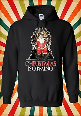 Buy Christmas Coming Santa Game Thrones Men Women Unisex Top Hoodie Sweatshirt 1684 • 19.95£