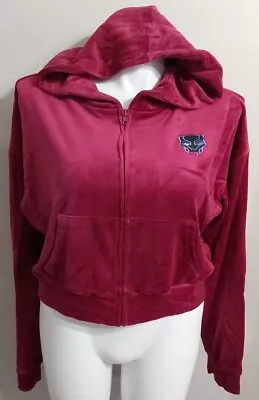 Buy *NWT* Marvel Women's Hoodie Long Sleeve Zip-Up Velour Graphic Size Med Y33 • 13.45£
