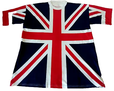 Buy Union Jack Flag T-Shirt Cotton Great Britain GB London Royal Family XL/XXL?  • 24.50£