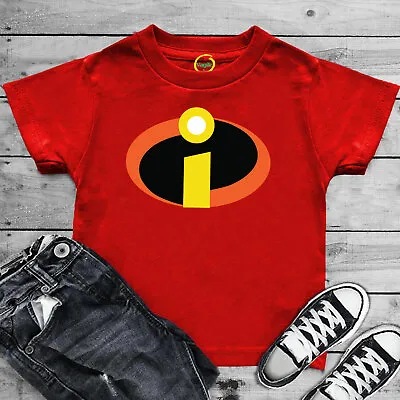 Buy The Incredibles Superhero T Shirt Disney Pixar Funny Joke Birthday Gift Kids Top • 9.99£