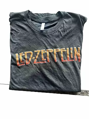Buy LED ZEPPELIN LOGO T-Shirt American Apparel Size XXL 2XL Made In USA Rock Band • 12.01£