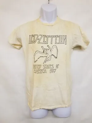 Buy Led Zeppelin / Jimmy Page - Original Vintage 1977 Concert Tour Medium T-shirt • 1,185.44£