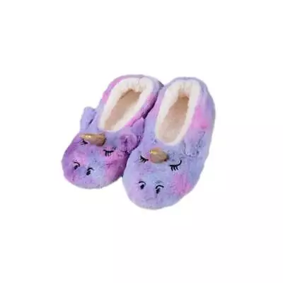 Buy Hot Rainbow Unicorn Slipper Indoor Outdoor Cozy Plush Cute Fluffy Slipper • 13.22£