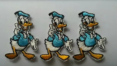 Buy Disney Donald Duck Lot 3 Patch Children Shirt Hoodie Cartoon Jacket Facemask • 3.05£
