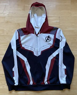 Buy Large 42  Inch Chest Marvel Avengers Hooded Top Zip Up Hoodie • 24.99£