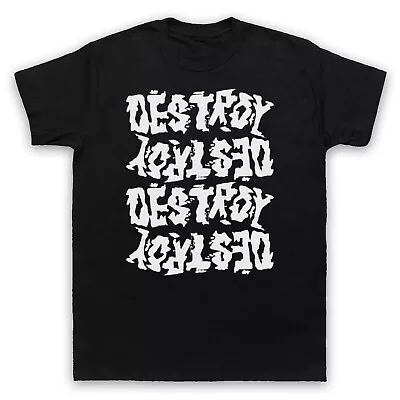 Buy Destroy Westwood Punk Motif Slogan Kings Road Anarchy Mens & Womens T-shirt • 17.99£