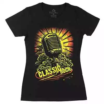 Buy Classic Rock T-Shirt Music Rock And Roll Guitar Mic Retro Vintage Band E258 • 13.99£
