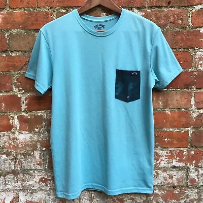 Buy Billabong UV Surf Pocket T Shirt Small Turquoise UPF 50 Sun Protection Loose Fit • 13.99£