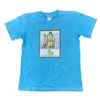 Buy Graphic Print Blue T-Shirt Short Sleeve Mens Medium • 10.99£