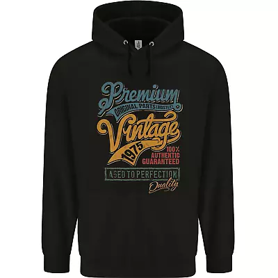 Buy Aged To Perfection 49th Birthday 1975 Mens 80% Cotton Hoodie • 19.99£