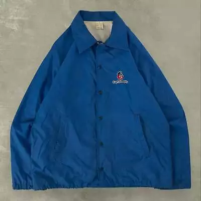 Buy Vintage 70s Captain D's Coach Jacket L Made In Usa Men's Blue • 34£