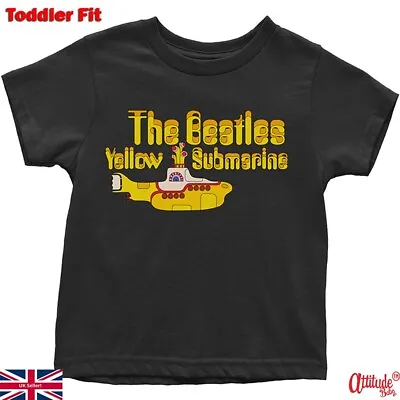 Buy The Beatles Baby Toddler Kids T Shirt-Yellow Submarine Official-Kids Rock Band • 14£