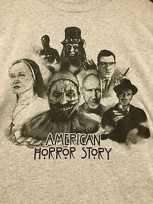 Buy American Horror Story Freak Show Ensemble T-Shirt Men's Size L • 14.60£