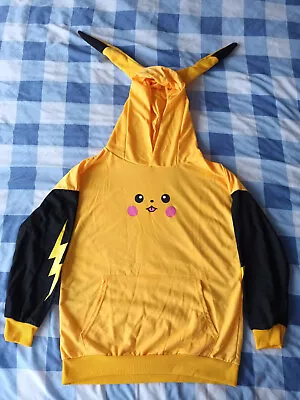 Buy Kids Pikachu Hoody With Ears • 0.99£