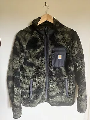 Buy Carhartt WIP Camo Prentis Liner/Camouflage Fleece Jacket Coat • 40£