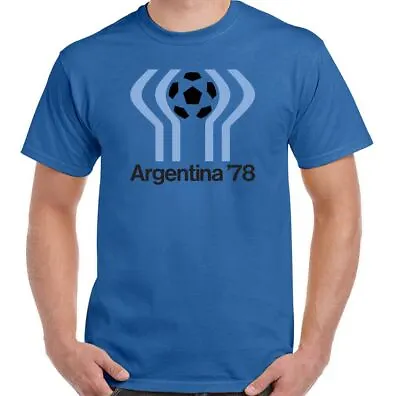Buy Argentina 78 T-Shirt Football Mens Retro 1978 World Cup Soccer Top Kit Ball Game • 10.99£