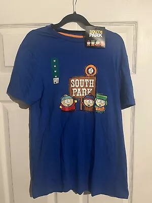 Buy BNWT South Park Blue T Shirt Size M • 20£