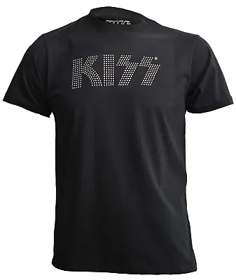 Buy KISS T Shirt Official Classic Diamante Logo Embellished Band Mens Ladies Unisex • 15.79£