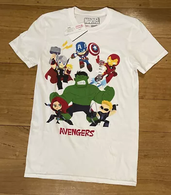 Buy AVENGERS Marvel By Guri Hiru T-Shirt ZING Hulk Thor Iron Man Black Widow Unisex • 9.29£