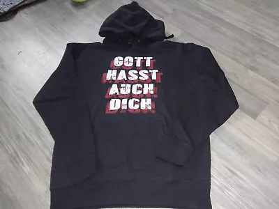 Buy Gott Hasst Auch Dich Hoodie Sweatshirt Black Metal Hate Anti Life Behemoth Hate • 38.86£