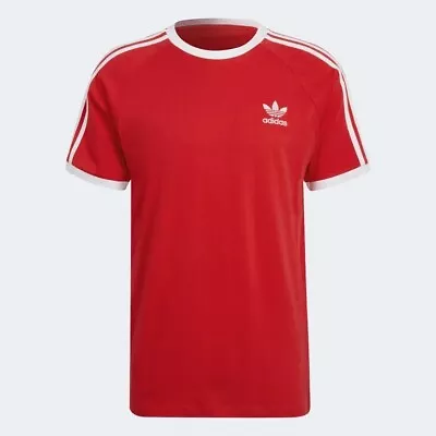 Buy Men's Adidas  Originals  Three Stripe Short Sleeve Crew Neck T-shirt L, Xl • 14.98£
