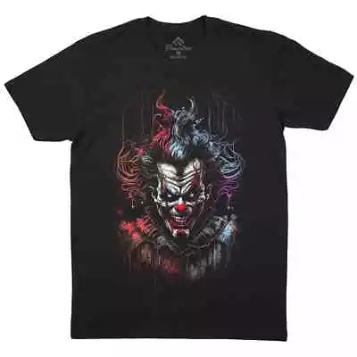 Buy Scary Clown T-Shirt Horror It Pennywise Whiteface Monster Mask Haunted Evil E229 • 11.99£