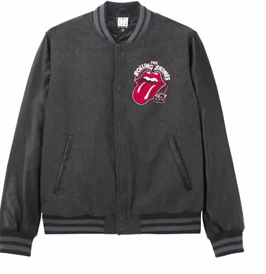 Buy Almplified The Rolling Stones College Jacket AZAV425RV215 New • 94.60£