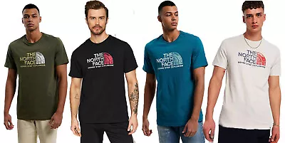 Buy North Face TNF Men Cotton Tshirt Jersey Crew Neck Rust Logo T Shirt S M L XL 2XL • 15.99£