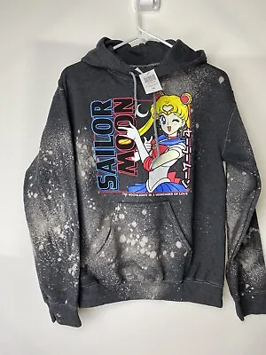 Buy Sailor Moon Speckled Sweatshirt Size Small Hot Topic Grey Hoodie New Tags • 30.24£