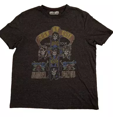 Buy Guns N Roses Band T Shirt 1988 Tour Music Pop Merchandise Collectible Size XL • 24.95£