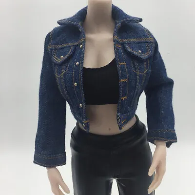 Buy 1/6 Female Clothings Jean Jacket Coat For 12 INCH   Action Figures • 11.33£