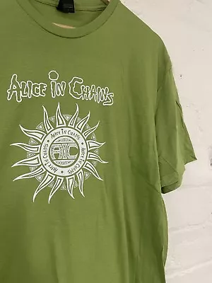Buy Alice In Chains Screen Printed T-Shirt Size L Brand New Never Worn Grunge • 8£