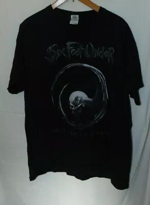 Buy Six Feet Under T Shirt Wake The Night Live In Germany Size XL • 14.99£