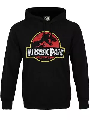 Buy Jurassic Park Hoodie Classic Logo Men's Black 50x35cm • 36.99£