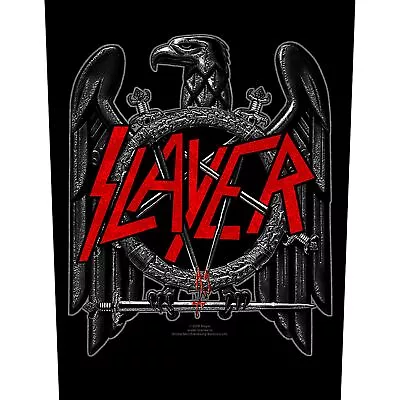 Buy Slayer - Black Eagle Backpatch Rückenaufnäher - Official Merch • 12.87£