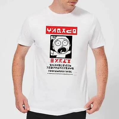 Buy Mens Rick & Morty Wanted Morty Official T-shirt Official Merch Novelty Size Med • 14.99£