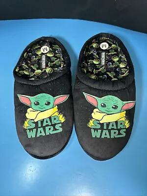 Buy The Mandalorian Star Wars Baby Yoda Mens Slippers M (9/10) • 15.42£