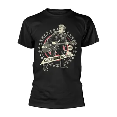 Buy Stray Cats - Brian Setzer 'GENUINE ROCKABILLY' - NEW & Official T-Shirt • 14.99£