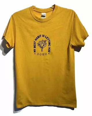 Buy The Maine Band Shirt Small Yellow Rock Band Tour Emo Pop Merch Flower • 8£