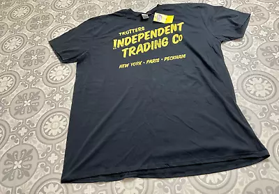 Buy BNWT Only Fools & Horses “Trotters Independent Trading” Black  Cotton Tshirt 2XL • 11.99£