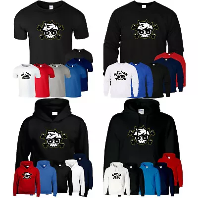 Buy Funny Chest Skull Hoodie T Shirt Sweat Youtuber Gamer Merch Kids Boys Gifts • 11.99£