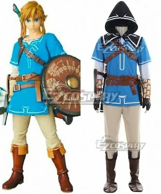 Buy The Legend Of Zelda: Breath Of The Wild Link Cosplay Costume • 84£