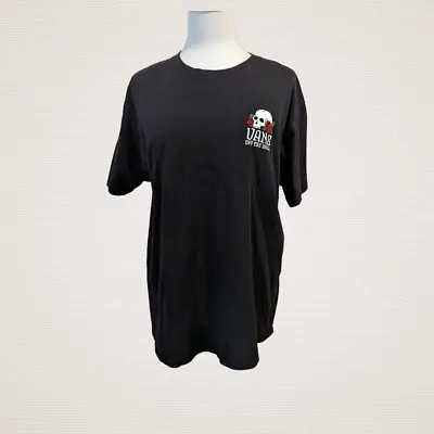 Buy Vans Off The Wall Skull & Rose Short Sleeve Black T-shirt Size Large • 20.84£