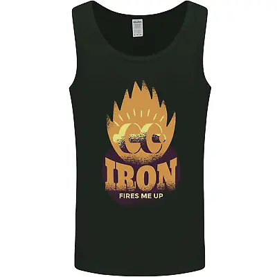 Buy Iron Fires Me Up Gym Bodybuilding Mens Vest Tank Top • 9.99£