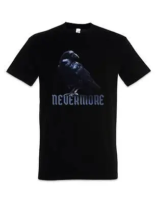 Buy Nevermore Raven T-Shirt Edgar Allan Allen Symbol Poe Ravens Horror Author • 22.74£