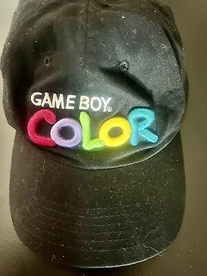 Buy Black Nintendo Game Boy Color Promo Hat ~ 2012 ~ RARE Gameboy Merch With BONUS! • 91.69£