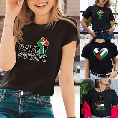 Buy Free Palestine T-Shirt Gaza Freedom End Israeli Occupation Adult Kids T Shirt UK • 4.94£